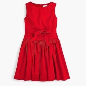 Jcrew girls red dress